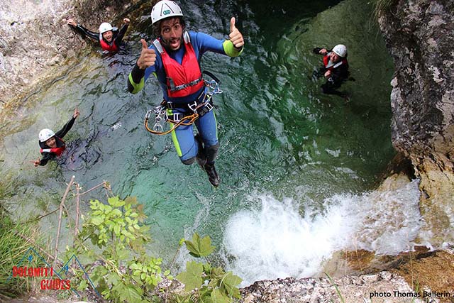canyoning dolomiti guides