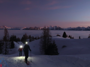 dolomitiguides escursione ciaspole nevegal